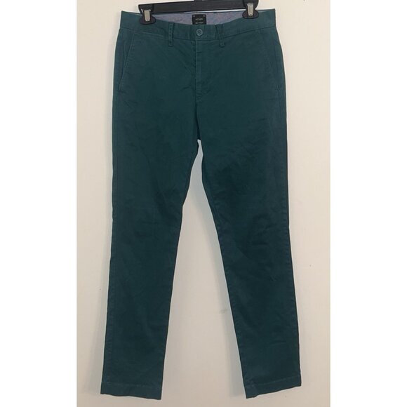 J. Crew Other - J Crew Pants 29x32 Green Chino 770 Straight Leg Holiday Slacks 97% Cotton